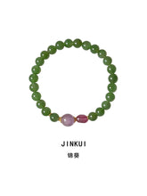 Jinkui | Natural Hetian Green Jade Bracelet – Harmony & Prosperity
